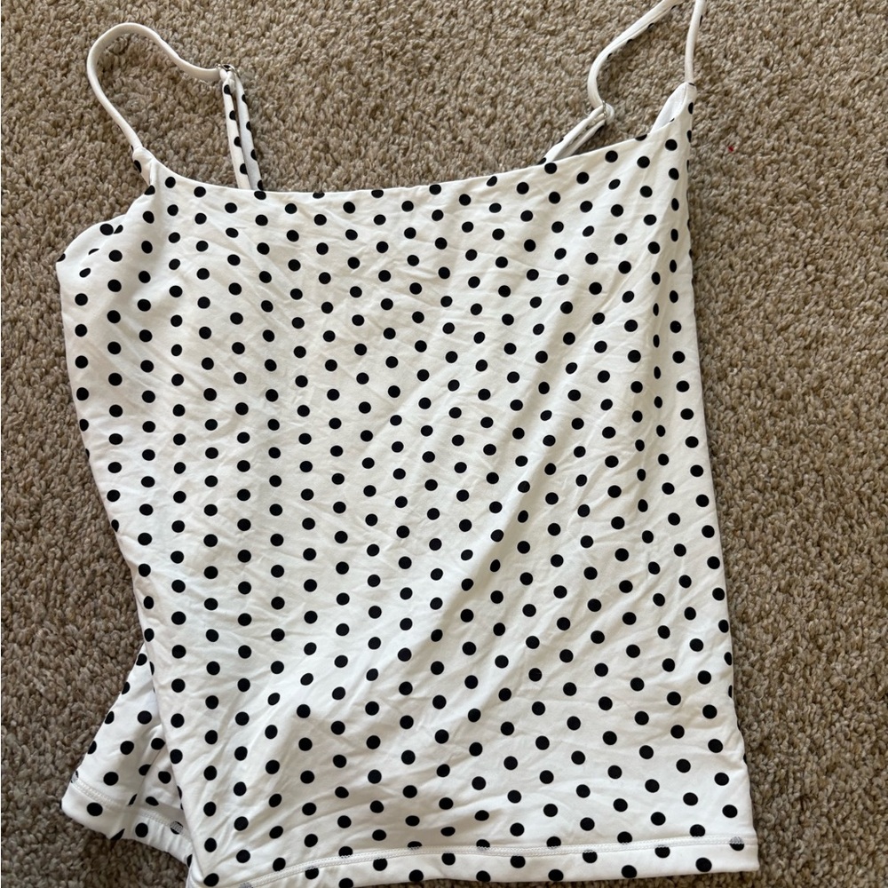 Suuksess Polka Dot Spaghetti Strap Top